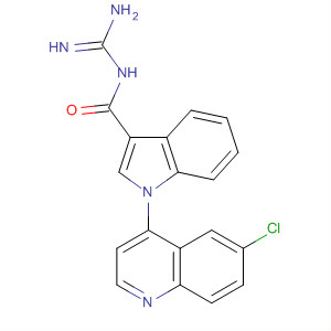 649538-92-1  1H-Indole-3-carboxamide,N-(aminoiminomethyl)-1-(6-chloro-4-quinolinyl)-