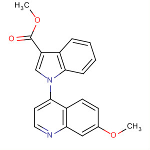 649539-16-2  1H-Indole-3-carboxylic acid, 1-(7-methoxy-4-quinolinyl)-, methyl ester