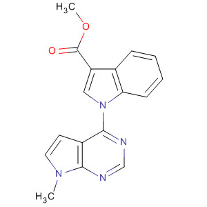 649539-19-5  1H-Indole-3-carboxylic acid,1-(7-methyl-7H-pyrrolo[2,3-d]pyrimidin-4-yl)-, methyl ester