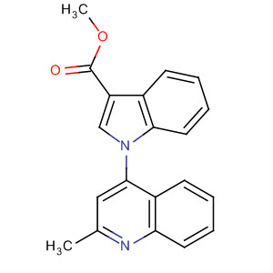 649539-20-8  1H-Indole-3-carboxylic acid, 1-(2-methyl-4-quinolinyl)-, methyl ester
