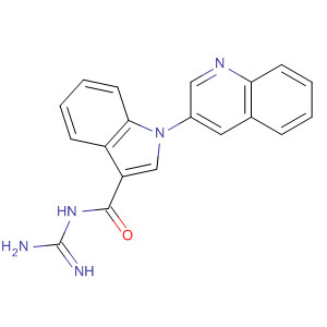 649550-47-0  1H-Indole-3-carboxamide, N-(aminoiminomethyl)-1-(3-quinolinyl)-
