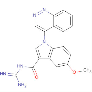 649550-60-7  1H-Indole-3-carboxamide,N-(aminoiminomethyl)-1-(4-cinnolinyl)-5-methoxy-