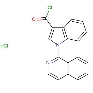 649550-61-8  1H-Indole-3-carbonyl chloride, 1-(1-isoquinolinyl)-, monohydrochloride