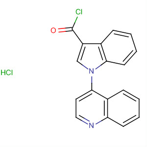 649550-64-1  1H-Indole-3-carbonyl chloride, 1-(4-quinolinyl)-, monohydrochloride