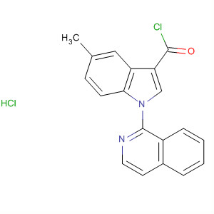 649550-70-9  1H-Indole-3-carbonyl chloride, 1-(1-isoquinolinyl)-5-methyl-,monohydrochloride
