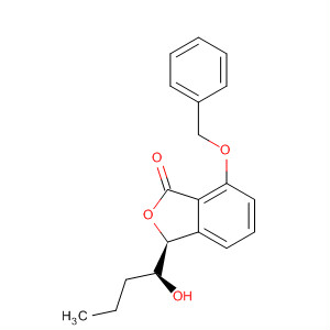 649552-18-1  1(3H)-Isobenzofuranone, 3-[(1S)-1-hydroxybutyl]-7-(phenylmethoxy)-,(3S)-