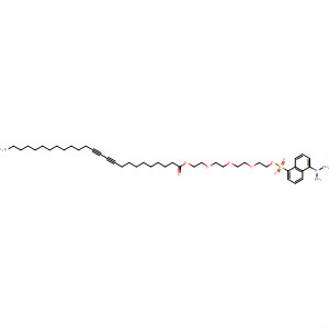649554-08-5  10,12-Pentacosadiynoic acid,2-[2-[2-[2-[[[5-(dimethylamino)-1-naphthalenyl]sulfonyl]oxy]ethoxy]ethoxy]ethoxy]ethyl ester