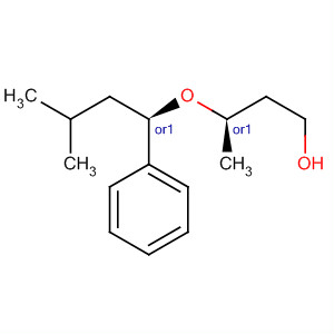 649556-03-6  1-Butanol, 3-[(1R)-3-methyl-1-phenylbutoxy]-, (3R)-rel-