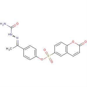 649557-97-1  2H-1-Benzopyran-6-sulfonic acid, 2-oxo-,4-[1-[(aminocarbonyl)hydrazono]ethyl]phenyl ester
