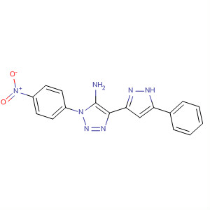 649571-40-4  1H-1,2,3-Triazol-5-amine,1-(4-nitrophenyl)-4-(5-phenyl-1H-pyrazol-3-yl)- 649571-40-4  1H-1,2,3-Triazol-5-amine,1-(4-nitrophenyl)-4-(5-phenyl-1H-pyrazol-3-yl)-