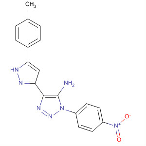 649571-41-5  1H-1,2,3-Triazol-5-amine,4-[5-(4-methylphenyl)-1H-pyrazol-3-yl]-1-(4-nitrophenyl)-