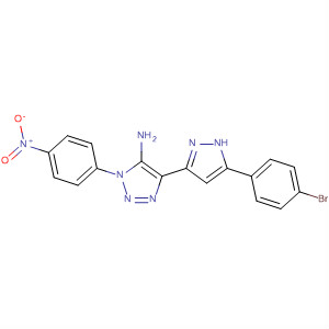 649571-45-9  1H-1,2,3-Triazol-5-amine,4-[5-(4-bromophenyl)-1H-pyrazol-3-yl]-1-(4-nitrophenyl)-