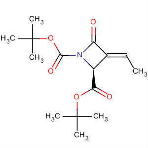 649572-61-2  1,2-Azetidinedicarboxylic acid, 3-ethylidene-4-oxo-,bis(1,1-dimethylethyl) ester, (2S,3E)-