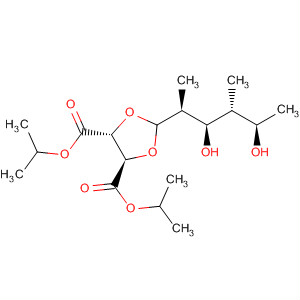649721-42-6  1,3-Dioxolane-4,5-dicarboxylic acid,2-[(1S,2R,3R,4R)-2,4-dihydroxy-1,3-dimethylpentyl]-, bis(1-methylethyl)ester, (4R,5R)-
