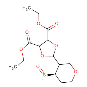 649721-43-7  1,3-Dioxolane-4,5-dicarboxylic acid,2-(tetrahydro-4-oxo-2H-thiopyran-3-yl)-, diethyl ester, (4R,5R)-