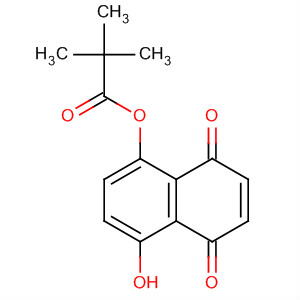 64278-57-5  Propanoic acid, 2,2-dimethyl-,5,8-dihydro-4-hydroxy-5,8-dioxo-1-naphthalenyl ester