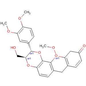 64280-49-5  7H-1,4-Dioxino[2,3-c]xanthen-7-one,3-(3,4-dimethoxyphenyl)-2,3-dihydro-2-(hydroxymethyl)-5-methoxy-,trans-