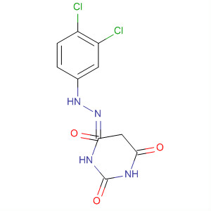 64287-08-7  2,4,6(1H,3H,5H)-Pyrimidinetrione, 4-[(3,4-dichlorophenyl)hydrazone]