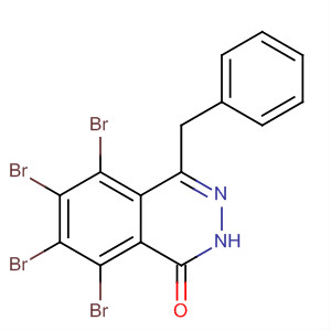 64289-27-6  1(2H)-Phthalazinone, 5,6,7,8-tetrabromo-4-(phenylmethyl)-
