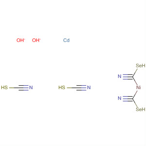 64294-56-0  Nickel, bis(selenocyanato)bis(thiocyanato)(cadmium)-