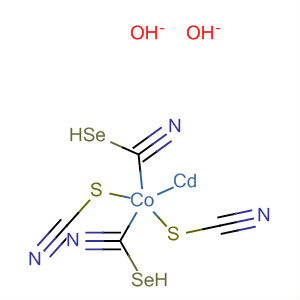 64294-57-1  Cobalt, bis(selenocyanato)bis(thiocyanato)(cadmium)-