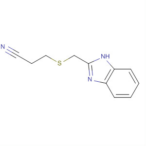 64299-86-1  Propanenitrile, 3-[(1H-benzimidazol-2-ylmethyl)thio]-