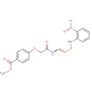 643015-63-8  Benzoic acid,4-[2-[[[(2-nitrophenyl)amino]thioxomethyl]amino]-2-oxoethoxy]-, methylester