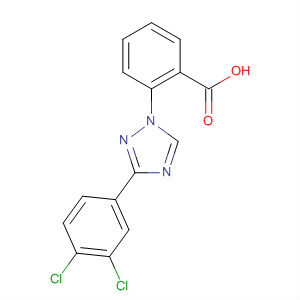 64310-38-9  Benzoic acid, 2-[3-(3,4-dichlorophenyl)-1H-1,2,4-triazol-1-yl]-