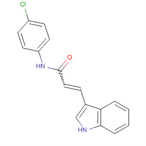 64319-79-5  2-Propenamide, N-(4-chlorophenyl)-3-(1H-indol-3-yl)-