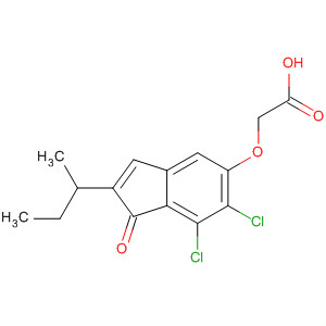 64336-81-8  Acetic acid,[[6,7-dichloro-2,3-dihydro-2-(1-methylpropyl)-1-oxo-1H-inden-5-yl]oxy]-