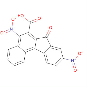 64356-31-6  7H-Benzo[c]fluorene-6-carboxylic acid, 5,9-dinitro-7-oxo-