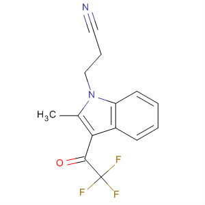 64359-12-2  1H-Indole-1-propanenitrile, 2-methyl-3-(trifluoroacetyl)-