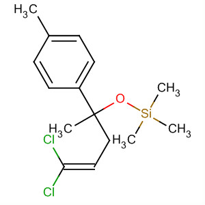 64361-97-3  Silane,[[4,4-dichloro-1-methyl-1-(4-methylphenyl)-3-butenyl]oxy]trimethyl-