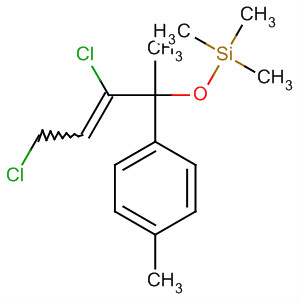 64361-98-4  Silane,[[2,4-dichloro-1-methyl-1-(4-methylphenyl)-2-butenyl]oxy]trimethyl-