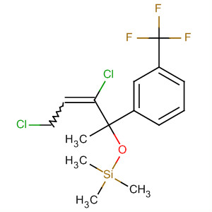 64362-06-7  Silane,[[2,4-dichloro-1-methyl-1-[3-(trifluoromethyl)phenyl]-2-butenyl]oxy]trimethyl-