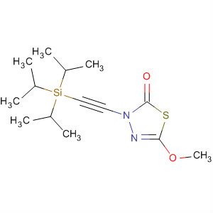 643764-44-7  1,3,4-Thiadiazol-2(3H)-one,5-methoxy-3-[[tris(1-methylethyl)silyl]ethynyl]-