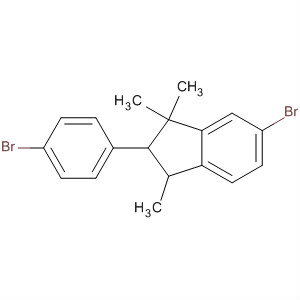 643768-40-5  1H-Indene, 6-bromo-2-(4-bromophenyl)-2,3-dihydro-1,1,3-trimethyl-
