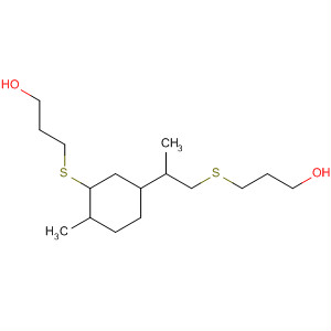 64391-50-0  Propanol,[[2-[3-[(2-hydroxymethylethyl)thio]-4-methylcyclohexyl]propyl]thio]-