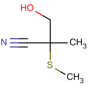 64454-44-0  Propanenitrile, 3-hydroxy-2-methyl-2-(methylthio)-