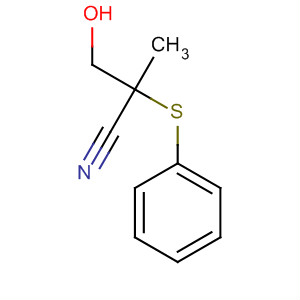 64454-45-1  Propanenitrile, 3-hydroxy-2-methyl-2-(phenylthio)-