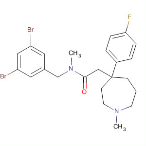 644983-64-2  1H-Azepine-4-acetamide,N-[(3,5-dibromophenyl)methyl]-4-(4-fluorophenyl)hexahydro-N,1-dimethyl-