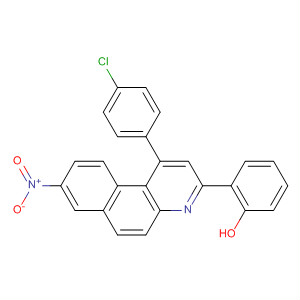 64516-20-7  Phenol, 2-[1-(4-chlorophenyl)-8-nitrobenzo[f]quinolin-3-yl]-
