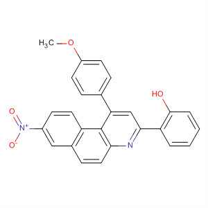 64516-22-9  Phenol, 2-[1-(4-methoxyphenyl)-8-nitrobenzo[f]quinolin-3-yl]-