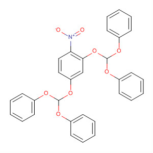 64523-92-8  Benzene, 2,4-bis(diphenoxymethoxy)-1-nitro-