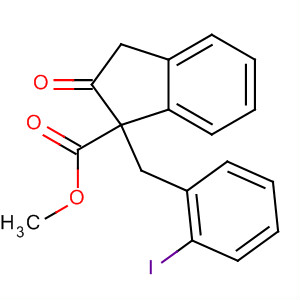 645388-43-8  1H-Indene-1-carboxylic acid,2,3-dihydro-1-[(2-iodophenyl)methyl]-2-oxo-, methyl ester