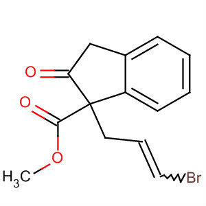 645388-60-9  1H-Indene-1-carboxylic acid,1-(3-bromo-2-propenyl)-2,3-dihydro-2-oxo-, methyl ester
