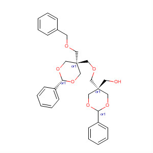 645395-06-8  1,3-Dioxane-5-methanol,2-phenyl-5-[[[trans-2-phenyl-5-[(phenylmethoxy)methyl]-1,3-dioxan-5-yl]methoxy]methyl]-, cis-