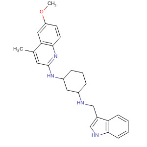 645400-30-2  1,3-Cyclohexanediamine,N-(1H-indol-3-ylmethyl)-N'-(6-methoxy-4-methyl-2-quinolinyl)-