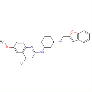 645400-33-5  1,3-Cyclohexanediamine,N-(2-benzofuranylmethyl)-N'-(6-methoxy-4-methyl-2-quinolinyl)-