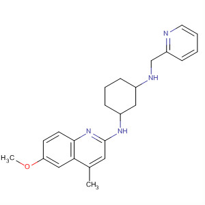 645400-34-6  1,3-Cyclohexanediamine,N-(6-methoxy-4-methyl-2-quinolinyl)-N'-(2-pyridinylmethyl)-